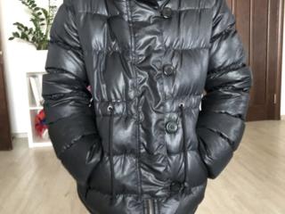Зимняя куртка/пуховик sisley на девочку 7/8 лет в идеальном состоянии