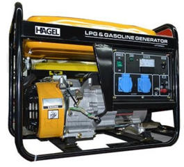 Generator 6500 CL AC 220V 5.5 kW benzină HAGEL