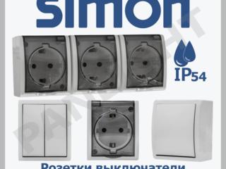 Накладные розетки и выключатели Simon Electric в Молдове, panlight