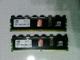 Планки памяти DDR2 - 1 Gb x 4 штуки