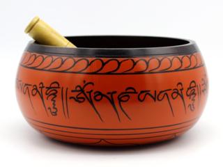 Поющая чаша (с деревянным пестом) Tibetan Bowl Индия