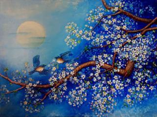 Tablou 60x80cm. Calitate foarte buna. "Impreuna pentru totdeauna"