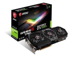 Видеокарта MSI GeForce GTX 1080Ti GAMING X TRIO / 11GB DDR5X 352Bit