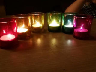 Стаканчики разноцветные под свечи