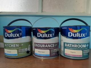 Dulux vopsea lavabila / Декоративная краска Dulux для стен и потолка.