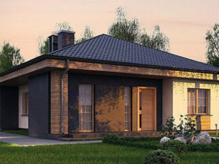 Роскошный дом в Итальянском стиле. Строительство СИП домов в Молдове