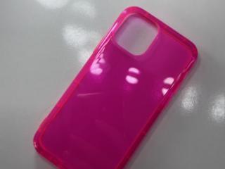 Husa roz neon pentru iPhone 11 Pro / Husa gri pentru iPhone XR