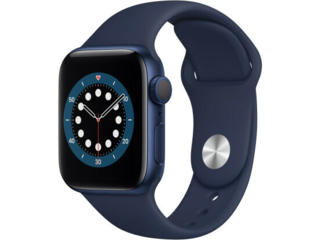 Apple Watch Series 6 GPS 40mm Blue Aluminum Case with Deep Navy Sport 