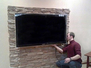 Монтаж телевизоров на стену. TV LCD, LED, плазменные. Кронштейны ТВ