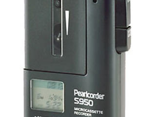 Микрокассетный профессиональный диктофон Olympus Pearlcorder S950.