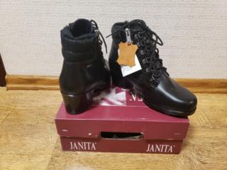 Новые кожаные финские ботинки на меху