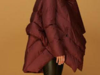 Куртка-пуховик женская стильная новая XL Paris, цвет спелая вишня