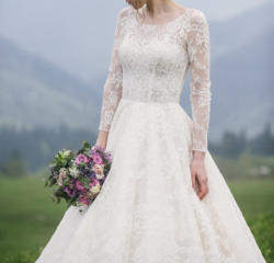 Лёгкое, нежное свадебное платье