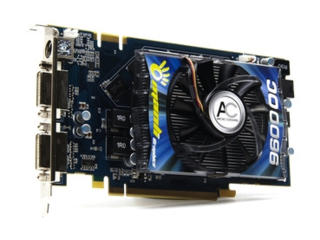 Manli GeForce 9600 GT 650Mhz PCI-E 2.0 512Mb 1800Mhz 256 bit 2xDVI