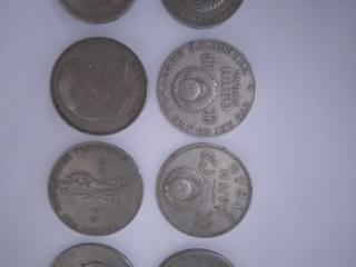 Монеты СССР и старинная медная монета