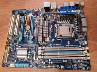 Мат. плата GA-EX58-UD3R + Xeon5670 (6ядер/12п) + DDR3 16gb + кулер