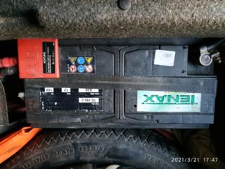 Продам аккумулятор б/у 100 А/ч установлен на Мерседесе 2,7 дизель