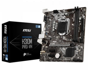MSI H310pro + Intel® Core™ i3-8100 6 МБ кэш-памяти, 3,60 ГГц