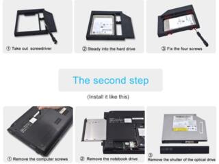 HDD Caddy 9,5мм, 12,7мм Кабель USB 3.0 to HDD/SSD 2.5", HDD 3,5" к USB