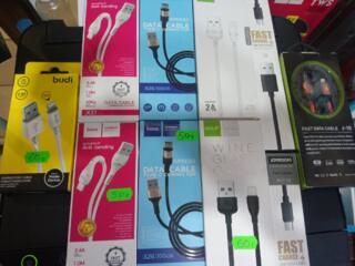 Провод, зарядка к телефону micro usb, type c, lighting любой 50 рублей