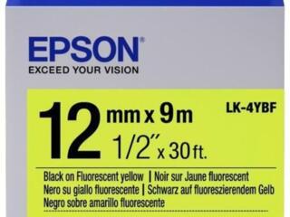 Epson C53S654010 / LK-4YBF / 12mm / 9m  / Fluorescent