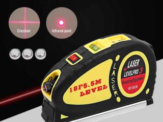 Лазерный уровень+рулетка+уровень