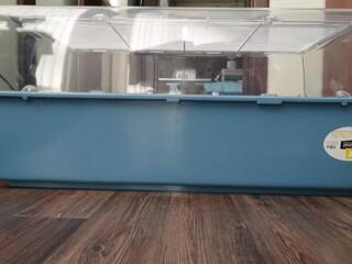 Клетка, домик, колесо, миски