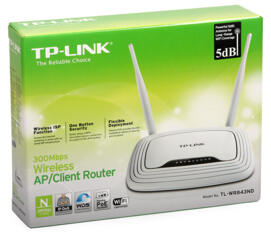 TP-LINK TL-WR843ND точка доступа/клиент-маршрутизатор 300 Мбит/с РоЕ