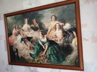 Большая картина "Императрица Евгения.. "в рамке из пазлов, цена 270 л