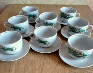 Стопки, чашки, салатницы, хрусталь, стекло