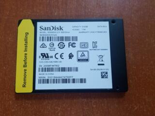Продам SSD SanDick 512ГБ состояние нового отработал 467 ч