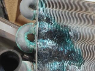 Ремонт котла и теплообменников. Тепловизор.