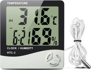 Termohigrometru cu ceas Термогигрометр с часами
