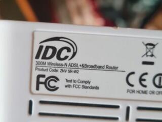 Продам ADSL модем IDC ZNV SR-W2 с WI-FI