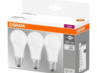 Set 3 becuri LED Osram Base Classic A100, E27, 13W (100W), 1521 lm, lu