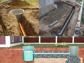 Бельцы сантехник заводим воду канализации в дом копаем канализации