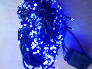 Новогодняя светодиодная гирлянда РУБИНКА 300LED синий