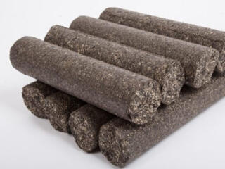 Brichete din coji de floarea soarelui / брикеты из лузги подсолнуха