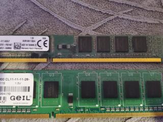 Продам оперативку DDR3-1600,4gb+4gb= 8Gb.
