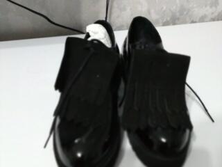 Новые французские женские лакированные туфли на платформе