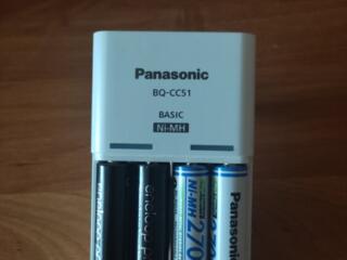 Зарядка и аккумуляторные батарейки Panasonic