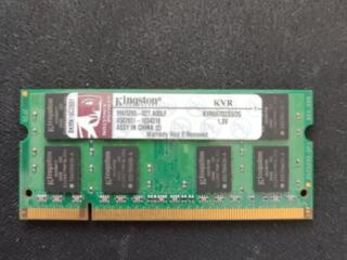 Оперативка Кингстон для ноутбука DDR2 на 2 Гб.