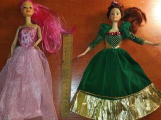 Куклы БАРБИ разные в шикарных платьях (3 шт) китаянка большая-поет