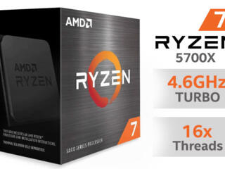AMD Ryzen 7 5700X Box новый (8 ядер/16 потоков)