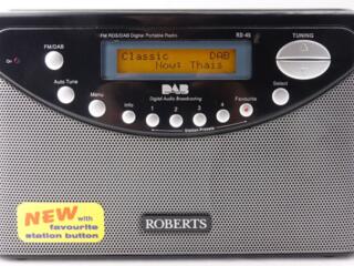 Цифровой радио приёмник Roberts с DAB и FM RDS.