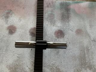 Дровокол, вал шестерня и рейка для дровокола