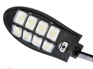 Уличный солнечный фонарь овальный с датчиком движения 8 LED lenser