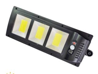 Уличный солнечный фонарь 36 см с датчиком движения 3 LED COB