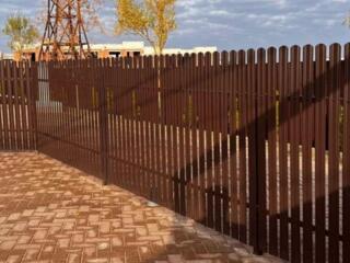 Металлический штакетник крашенный по спец. цене