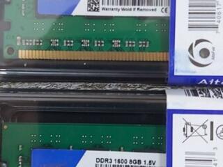 Память на пк DDR3, 3 шт. по 8 гб абсолютно новые в упаковке 350 руб.